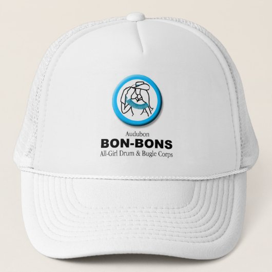 Bon-Bon Pet in wit met logo (Voorkant)