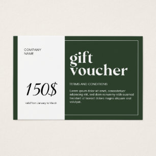 Bon cadeau de code QR moderne