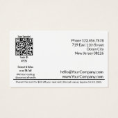 Bon cadeau de promotion d'hiver d'affaires adaptab (Dos)