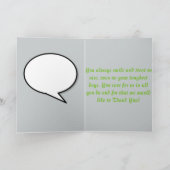 Bon Carte de remerciements Tippers pour serveurs. (Intérieur)