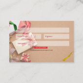 Bon carte de visite 50 $ (Dos)