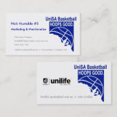 Bon carte de visite de cercles (Devant / Derrière)