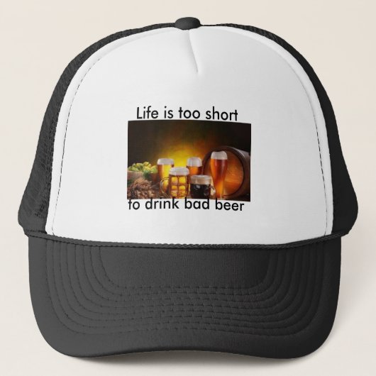 Bon casquette de camionneur de bière de boissons (Devant)