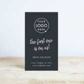 Bon de boisson | Carte d'évènement Black