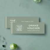 Bon de boisson - Entreprise Événement Sage Carte L