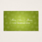 Bon de boisson simple Tandem Vélo Lime Vert (Dos)