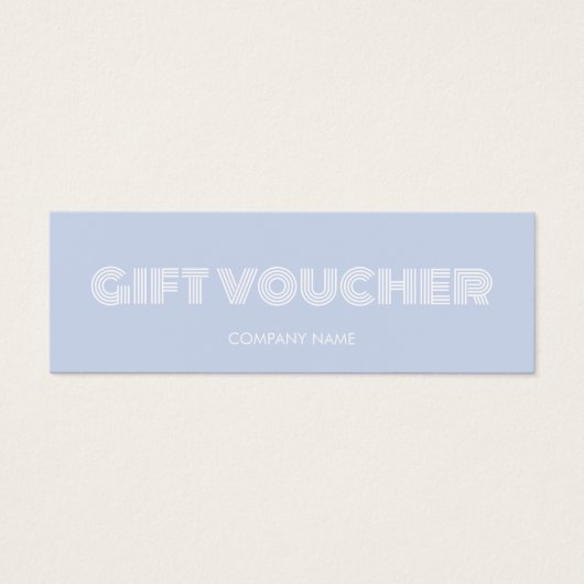 Bon de certificat cadeau moderne (Devant)