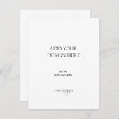 BON DE COMMANDE D'IMPRESSION Carte Portrait 4,25 x (Devant / Derrière)