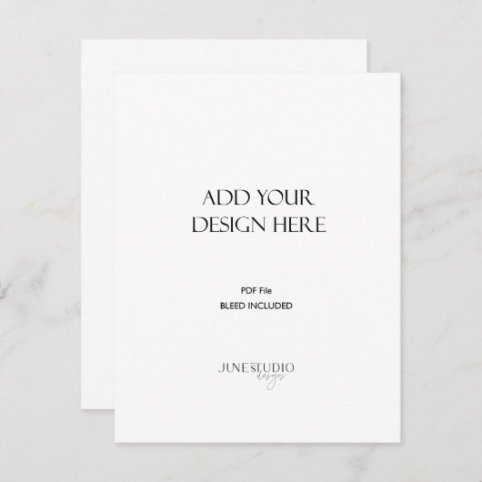 BON DE COMMANDE D'IMPRESSION Carte Portrait 4,25 x (Devant / Derrière)