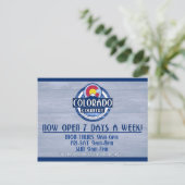 bon de réduction cartes postales Colorado Country  (Debout devant)