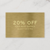 Bon de réduction Faux Gold Metal Texture (Devant)