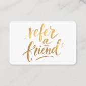 Bon de réduction pour parrainer un ami en or éléga (Devant)