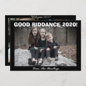 BON DÉBARAS ! CARTE DE VOEUX (Devant / Derrière)