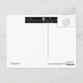 Bon d'être la carte postale à la maison, par Lyn H (Dos)