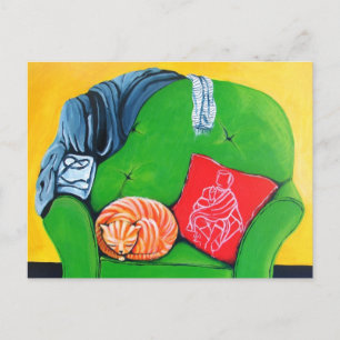 Bon d'être la carte postale à la maison, par Lyn H