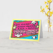 Bon d'étreinte - carte de voeux (Fleur jaune)