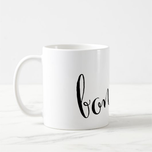 bon dia Goede morgen Catalaanse Mok (Links)