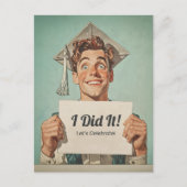 Bon Diplômé tenant une invitation (Devant)