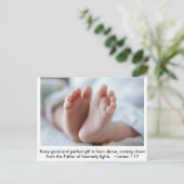 Bon et parfait cadeau ~ Faire-part de grossesse (Debout devant)