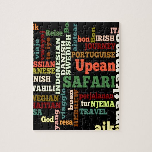 Bon Italiaanse Safari Hapanese Voyage Legpuzzel (Verticaal)