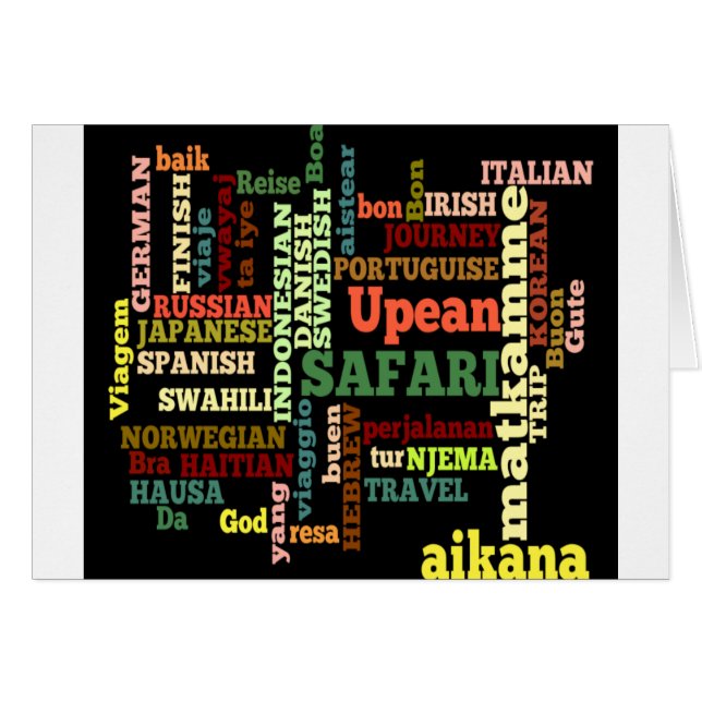 Bon Italian Irish Safari Hapanese Voyage (Devant horizontal)