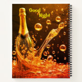 Bon Jour Carnet Spiral Champagne Sparkling (Dos)