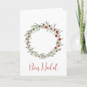 Bon Nadal, Catalaans kerstcadeaukaartje Feestdagen Kaart