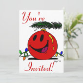 Bon Ornament Fête Invitations (Debout devant)
