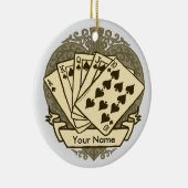 Bon ornement de main de poker (Droite)