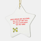 Bon ornement de Noël d'amis (Gauche)