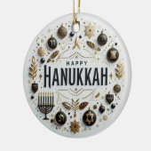 Bon ornement en céramique Hanoukka (Gauche)