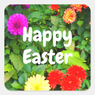 Bon Pâques Divers Dahlias #1-1 Stickers