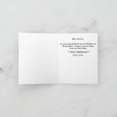 Bon parent Carte photo de Merci moderne (Intérieur)