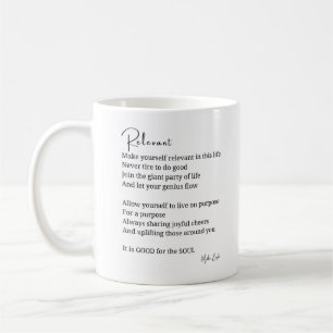 Bon pertinent pour Soul poem café tasse de thé