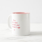 Bon sens mignon Drôle cadeau Mug pour maman (Devant gauche)