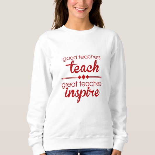 Bon Sweatshirt des enseignants (Devant)