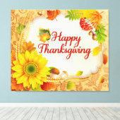 Bon thanksgiving 13 Toile enrobée (Insitu (Plancher de Bois))