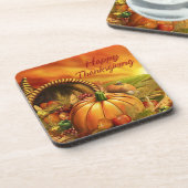 Bon thanksgiving 2 Dessous de verre d'options (Côté gauche)