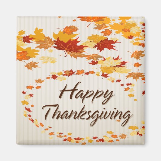 Bon thanksgiving 4 aimant (Devant)