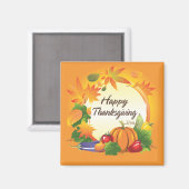 Bon thanksgiving 5 aimant (Recto/Verso)