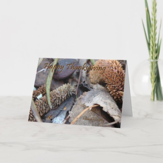 Bon thanksgiving - carte (Devant)