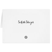 BON THANKSGIVING ! Carte de vœux (Dos Horizontal)