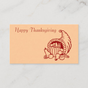 Bon thanksgiving, Cartes
