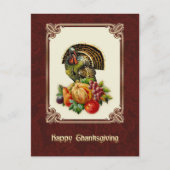 Bon thanksgiving. Cartes postales de conception vi (Devant)