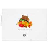 Bon thanksgiving Cher ami (Dos Horizontal)