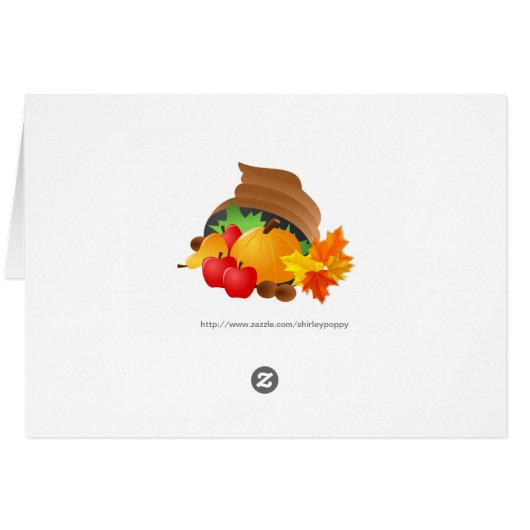 Bon thanksgiving Cher ami (Dos Horizontal)