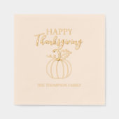 Bon thanksgiving citrouille Famille (Recto)