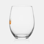 Bon thanksgiving Citrouille Verre sans pierre (Gauche)