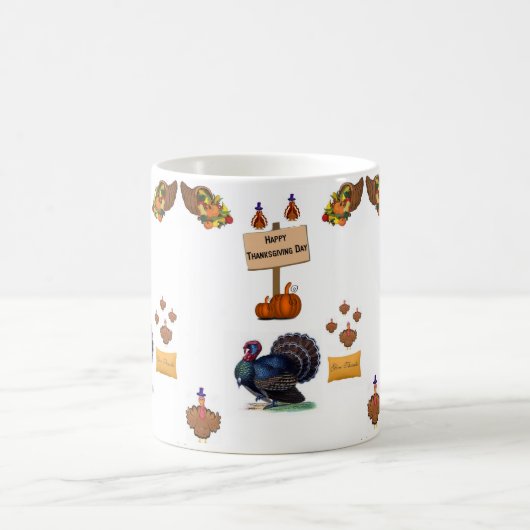 Bon thanksgiving Day Mugs (Centre)