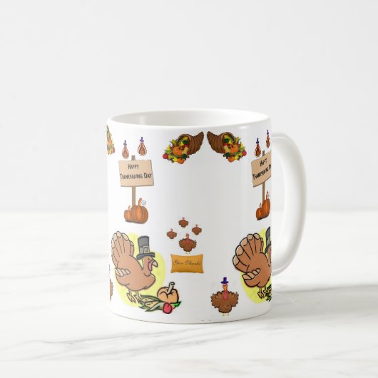 Bon thanksgiving Day Mugs (Devant droit)